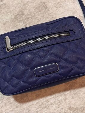 Marc by Marc Jacobs Quilted Crossbody Bag - Preloved - Blue Marc Jacobs Bag